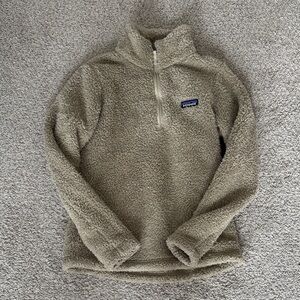 Patagonia Beige Fleece Half-Zip